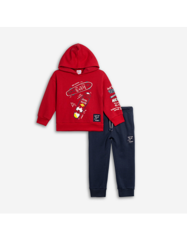 FUNKY FOR BABY Παιδικό Σετ Φόρμα 2τμχ Κόκκινο