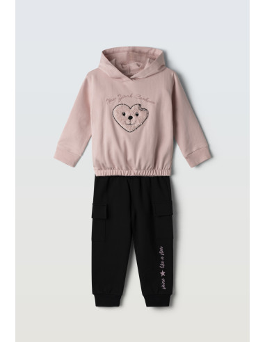 EBITA FASHION Παιδικό Σετ Φόρμα 2τμχ Ροζ