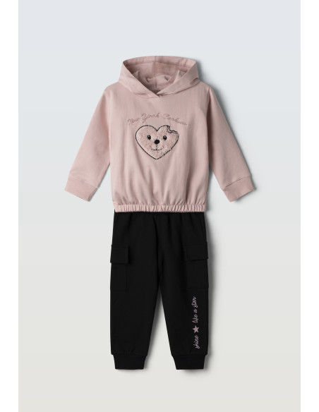 EBITA FASHION Παιδικό Σετ Φόρμα 2τμχ Ροζ