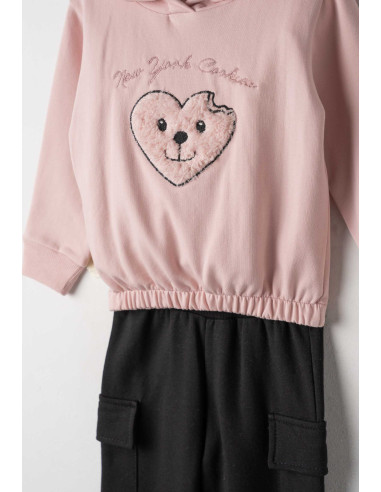 EBITA FASHION Παιδικό Σετ Φόρμα 2τμχ Ροζ