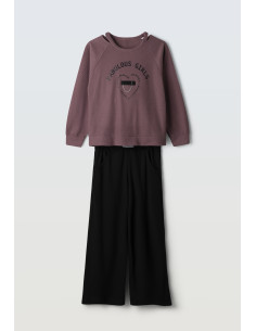 EBITA FASHION Παιδικό Σετ Παντελόνα 2τμχ Μωβ