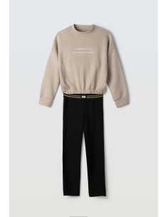 EBITA FASHION Παιδικό Σετ Κολάν 2τμχ Μπεζ