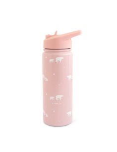 Saro Παγουρι Θερμός Polar Bear Pink 500ml