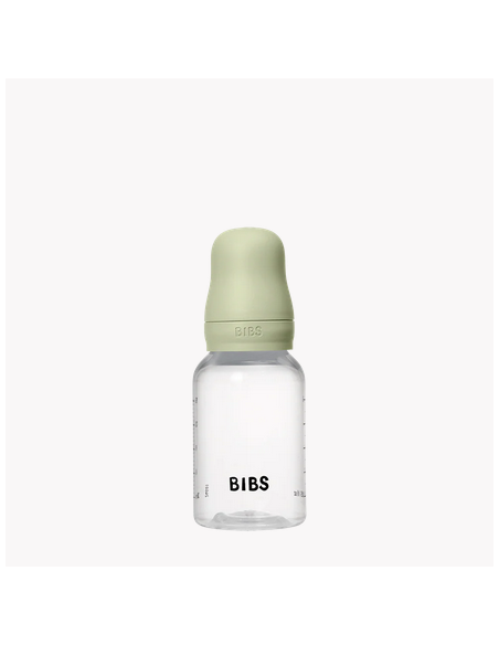 BIBS Μπιμπέρο Πλάστικο Με Θήλη Round Αργής Ροής Sage 150ml
