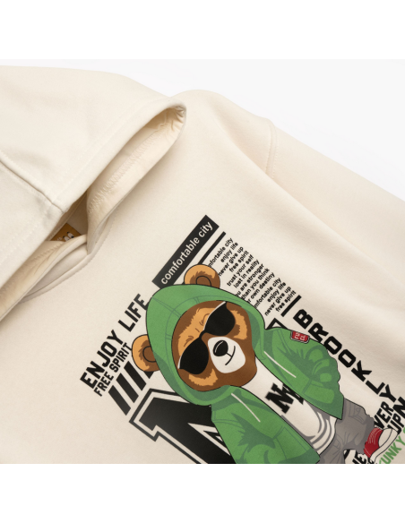 FUNKY FOR BABY Παιδική Μπλούζα Φούτερ Εκρού