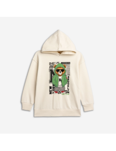 FUNKY FOR BABY Παιδική Μπλούζα Φούτερ Εκρού