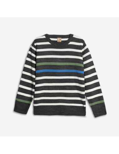 FUNKY FOR BABY Παιδική Μπλούζα Ριγέ Γκρι