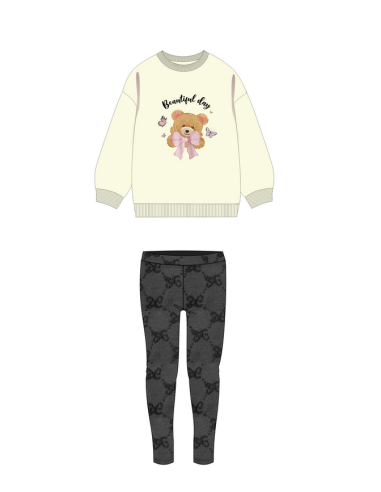 FUNKY FOR BABY Παιδικό Σετ Κολάν 2τμχ Εκρού