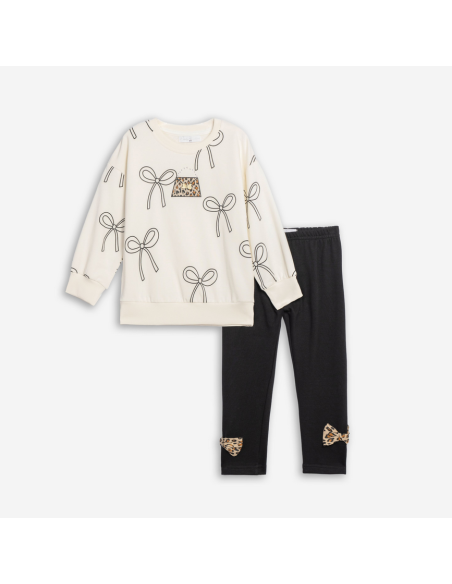FUNKY FOR BABY Παιδικό Σετ Κολάν 2τμχ Εκρού