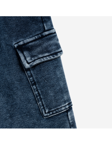 FUNKY FOR BABY Παιδικό Παντελόνι Cargo Τζιν Μπλε