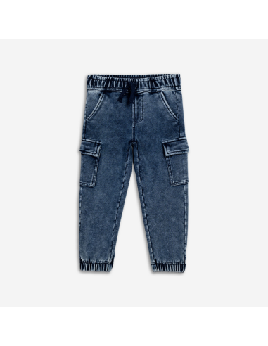FUNKY FOR BABY Παιδικό Παντελόνι Cargo Τζιν Μπλε