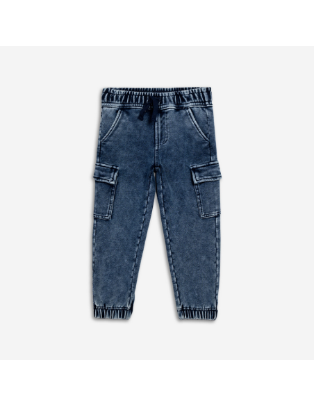 FUNKY FOR BABY Παιδικό Παντελόνι Cargo Τζιν Μπλε