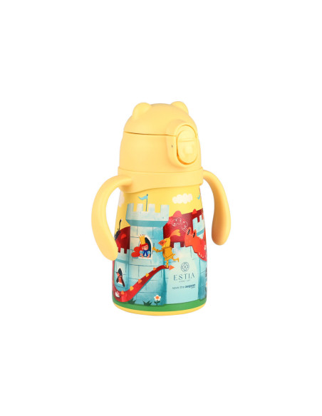 ESTIA Θερμός Bubble Bottle Save The Aegean 300ml Fortress Dragon