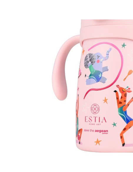 ESTIA Θερμός Bubble Bottle Save The Aegean 300ml Wild Stunts
