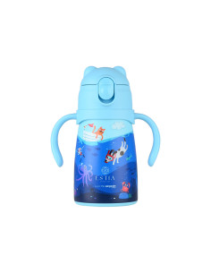 ESTIA Θερμός Bubble Bottle Save The Aegean 300ml Ocean Pley