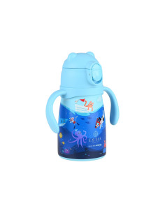 ESTIA Θερμός Bubble Bottle Save The Aegean 300ml Ocean Pley 2