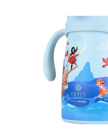 ESTIA Θερμός Bubble Bottle Save The Aegean 300ml Treasure Quest