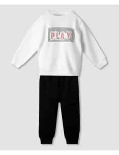Nek KidsWear Παιδικό Σετ Φόρμας 2τμχ Λευκό
