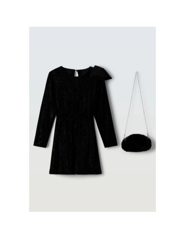 EBITA FASHION Παιδικό Φόρεμα 2τμχ Μαύρο
