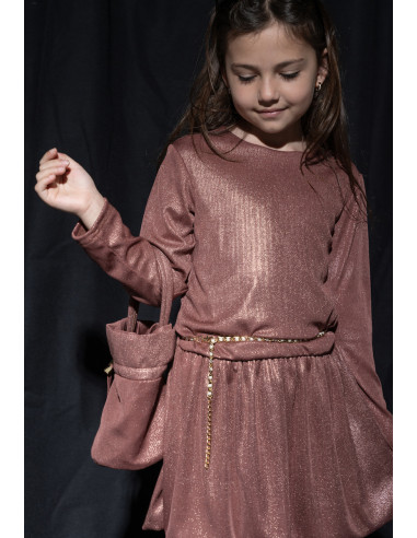 EBITA FASHION Παιδικό Φόρεμα Ροζ