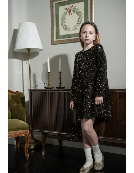 EBITA FASHION Παιδικό Φόρεμα 2τμχ Μαύρο