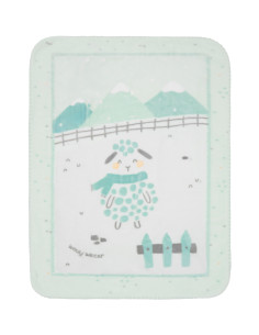 KIKKA BOO Κουβέρτα Αγκαλιάς & Λίκνου Sleepy Sheep 80x110εκ.