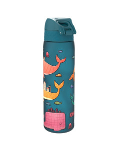 Ion8 Πλαστικό Παγούρι Slim 500ml Φάλαινες 2
