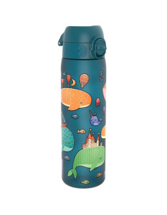 Ion8 Πλαστικό Παγούρι Slim 500ml Φάλαινες