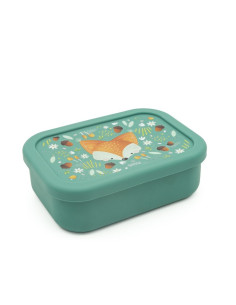SASSI Δοχείο Φαγητού Σιλικόνης με Χωρίσματα 650ml Fox