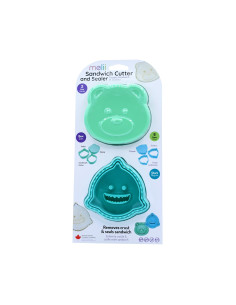 Melii Sandwich Cutters Bear/Shark 6 τεμ