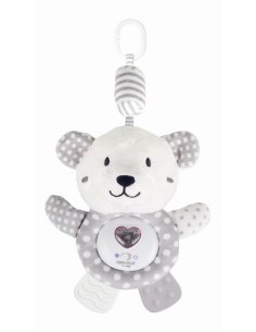 FREEON Κρεμαστό Μουσικό Παιχνίδι Bear Grey