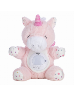 FREEON Unicorn Λούτρινο Με Μελωδίες και Φωτάκι Ροζ