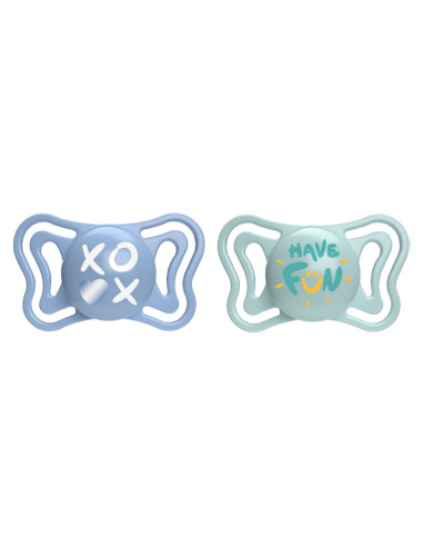 CHICCO PhysioForma Light Σιλικόνης 6-16m Σιέλ 2τμχ