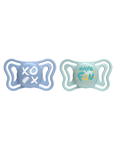 CHICCO PhysioForma Light Σιλικόνης 6-16m Σιέλ 2τμχ