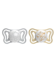 CHICCO PhysioForma Light Σιλικόνης 6-16m Νύχτας 2τμχ