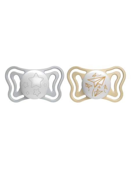 CHICCO PhysioForma Light Σιλικόνης 6-16m Νύχτας 2τμχ