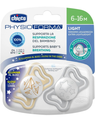 CHICCO PhysioForma Light Σιλικόνης 6-16m Νύχτας...