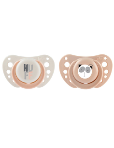 CHICCO Πιπίλα Air PhysioForma Μπεζ - Ροζ Για 0-6 Μηνών 2τμχ