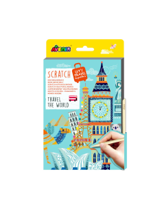 Avenir Scratch Book A5 Travel the World