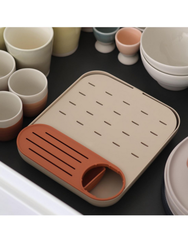 BEABA Βάση Στραγγίσματος Μπιμπερό Terracotta Clay