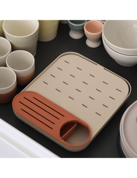 BEABA Βάση Στραγγίσματος Μπιμπερό Terracotta Clay