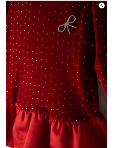 EBITA FASHION Παιδικό Φόρεμα 2τμχ Γκρενά 2