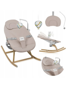 LIONELO Βρεφικό Ρηλάξ Dalia Rocker Beige Sand