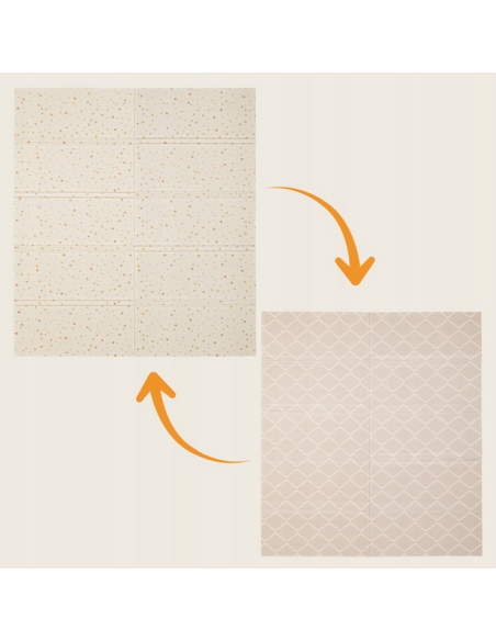 LIONELO Zora Εκπαιδευτικο Χαλάκι Πτυσσόμενο 180cm x 201cm Beige