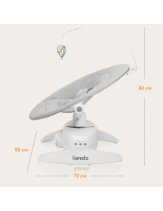 LIONELO Iris Διαδραστικό Ηλεκτρικό Ρηλάξ Gray Concrete 2