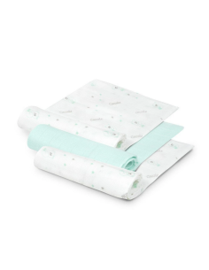 INTERBABY Πάνες Αγκαλιάς Bear Bamboo 55x70 Σετ 3 Τεμ Mint