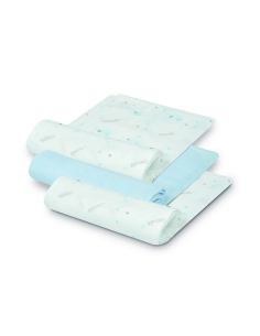 INTERBABY Πάνες Αγκαλιάς Bamboo 55x70 Σετ 3 Τεμ Blue
