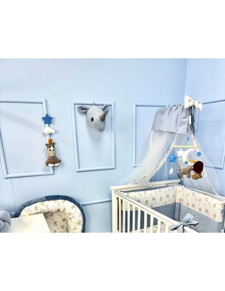 BABY STAR Κρεμαστό Κάθετο Διακοσμητικό Τσόχινο Rhino
