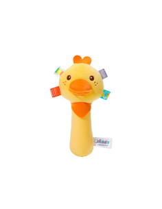 Jollybaby Βελούδινη Κουδουνίστρα Sqeaker Duck