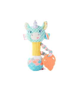 Jollybaby Βελούδινη Κουδουνίστρα Unicorn